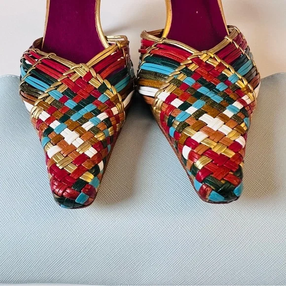 Mikäla Shoes Heels Slides Leather - Picture 6 of 9